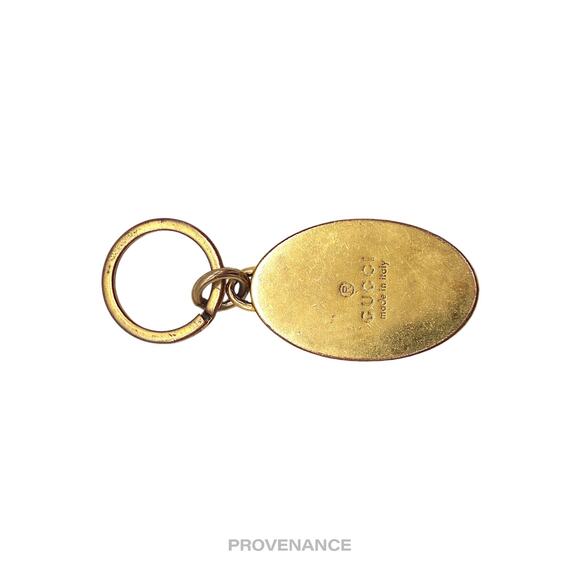 🔴 Gucci GG Marmont Keychain - Aged Gold Red - Picture 3 of 8